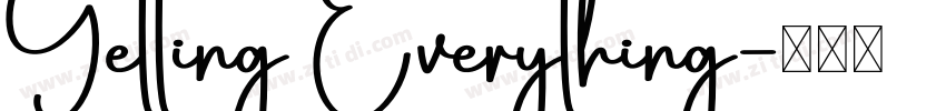 Getting Everything字体转换